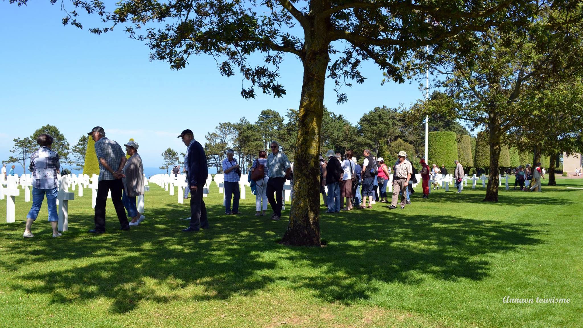 Cimetière américain Colleville Plages du débarquement Annaontourisme